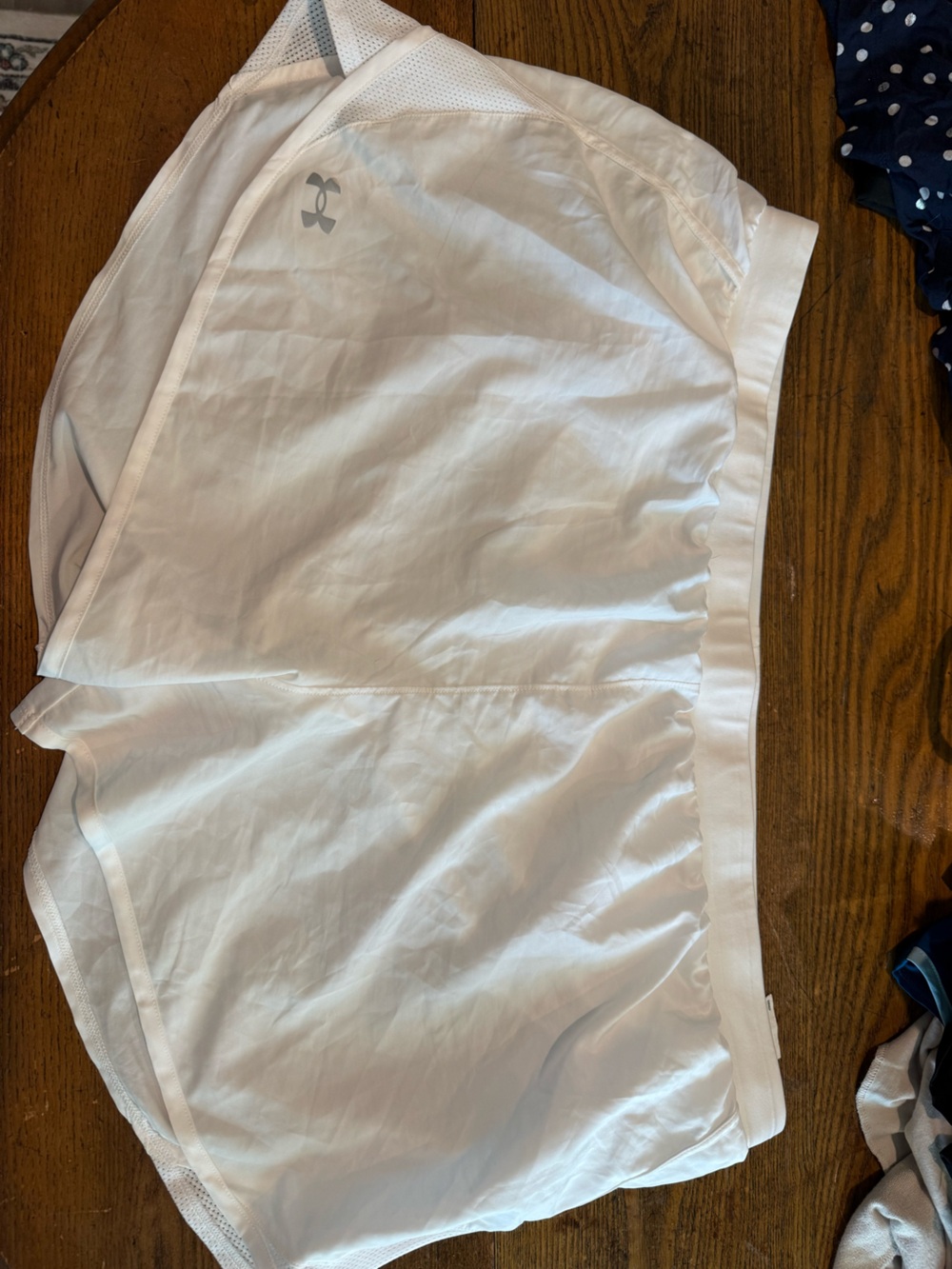 Under Armour Women's White Athletic Shorts - Lightweight Stretch